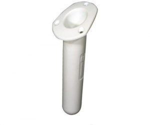 BLA ROD HOLDER FLUSH ANGLED WHITE