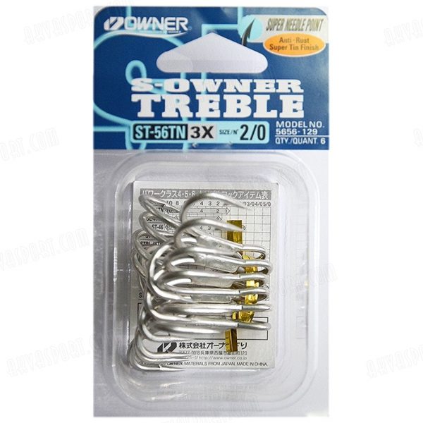 OWNER TREBLE ST56TN 3X #1/0 6PK