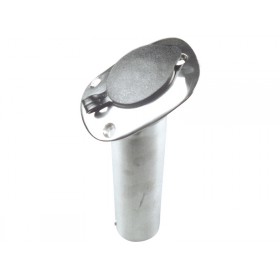 Flush Mount Rod Holder - Cast Stainless Steel With Cap