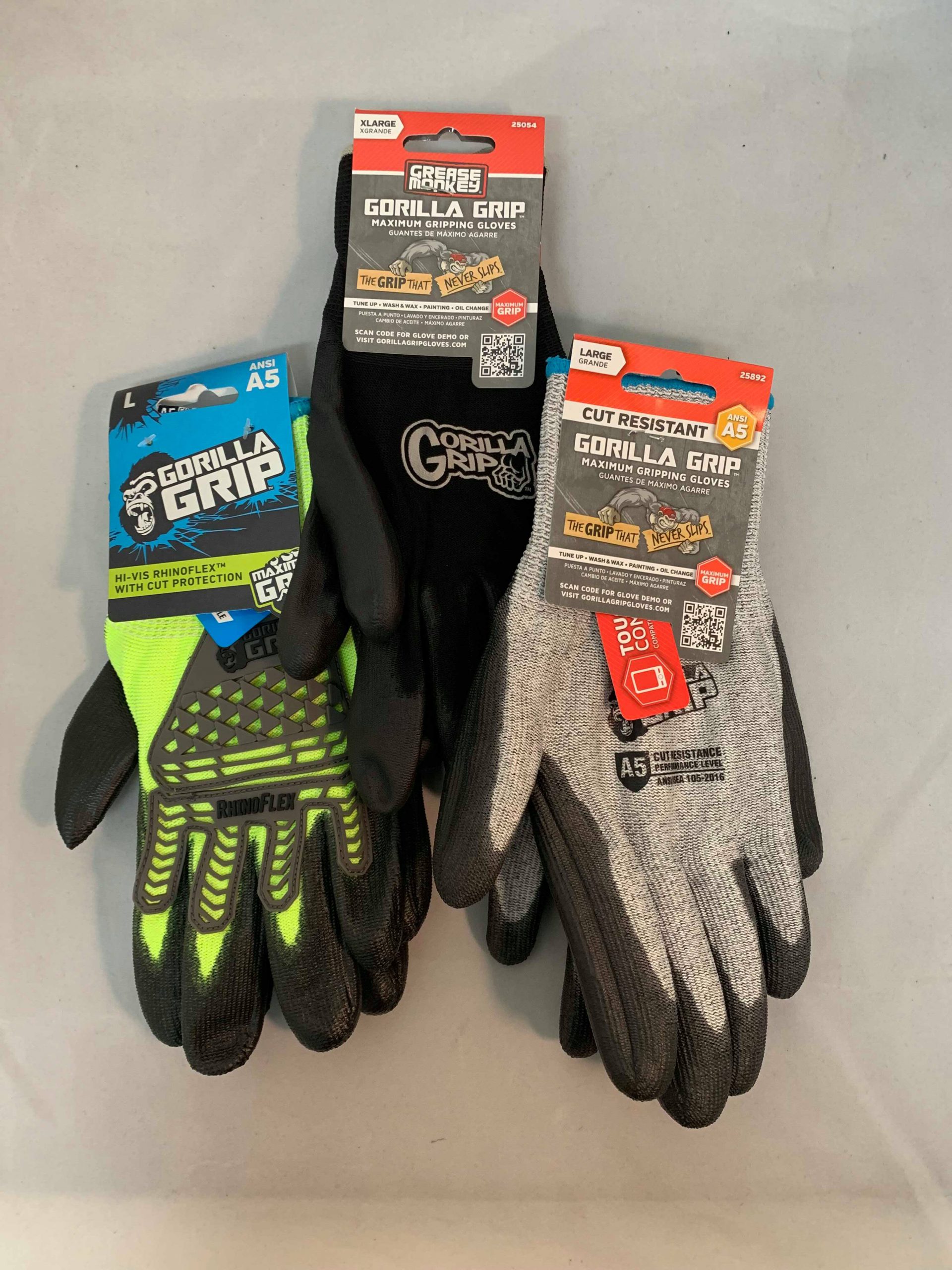 Gorilla Grip A5 Max Grip Gloves Large